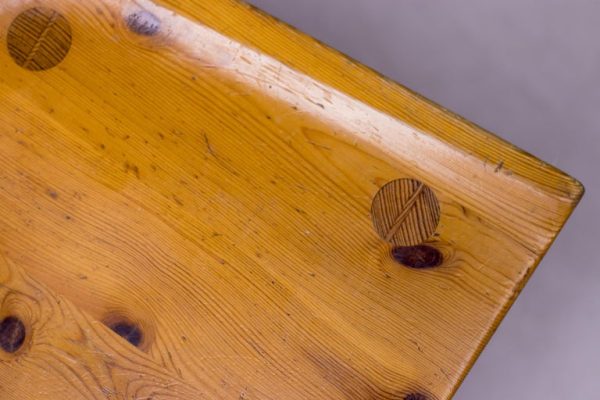 Set of Six Oregon Pine Side Chairs by Roland Wilhelmsson - Image 8