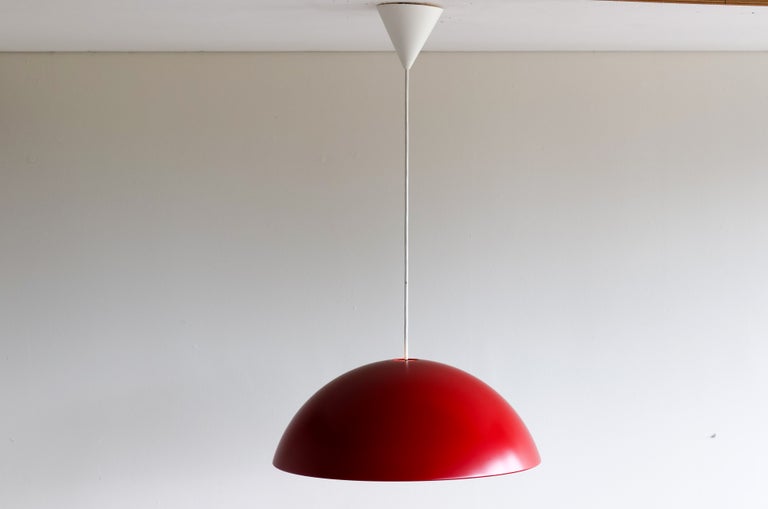 Vintage IKEA Red Brasa Modern Pendant, Sweden, 1990s - Image 2