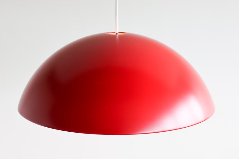 Vintage IKEA Red Brasa Modern Pendant, Sweden, 1990s - Image 4