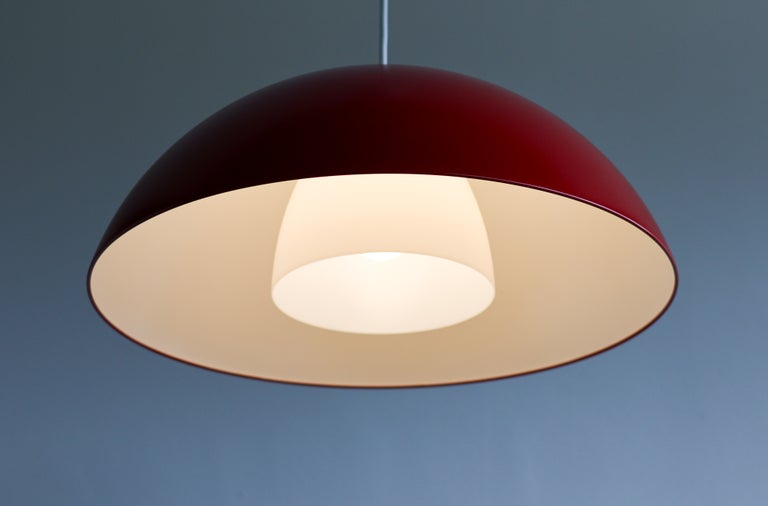 Vintage IKEA Red Brasa Modern Pendant, Sweden, 1990s - Image 5