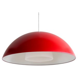 Vintage IKEA Red Brasa Modern Pendant, Sweden, 1990s