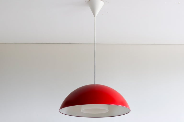 Vintage IKEA Red Brasa Modern Pendant, Sweden, 1990s - Image 7