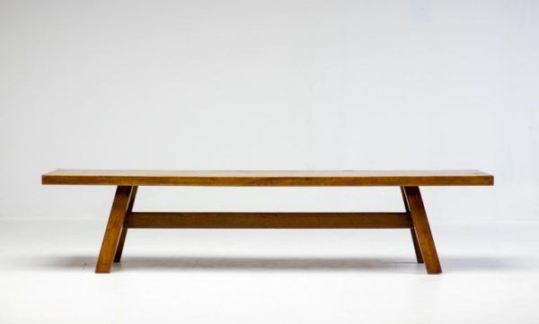 Giovanni Michelucci “Torbecchia” Solid Walnut Bench, 1960s - Image 8