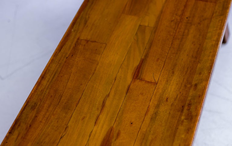 Giovanni Michelucci “Torbecchia” Solid Walnut Bench, 1960s - Image 6