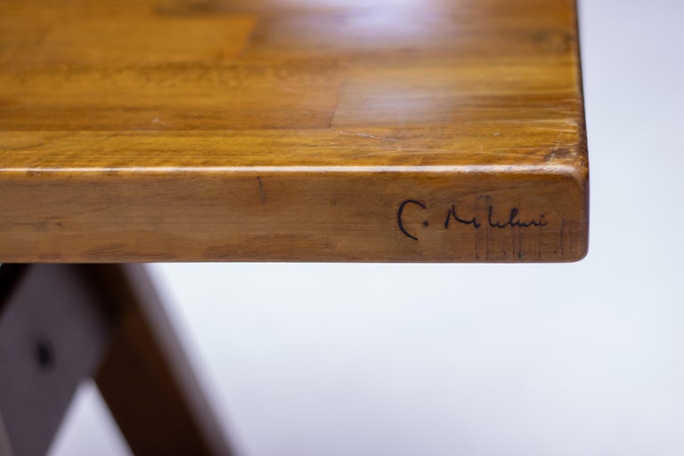 Giovanni Michelucci “Torbecchia” Solid Walnut Bench, 1960s - Image 7