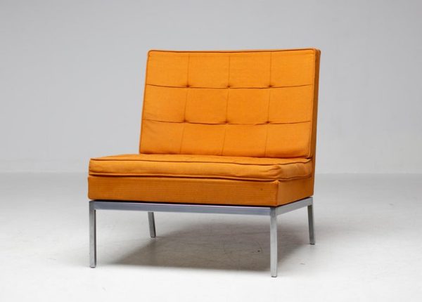 Rare Florence Knoll Model 65 Slipper Lounge Chair, 1956 - Image 2