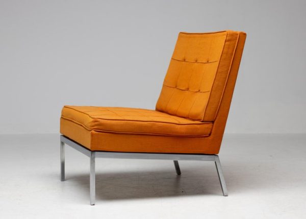 Rare Florence Knoll Model 65 Slipper Lounge Chair, 1956 - Image 13