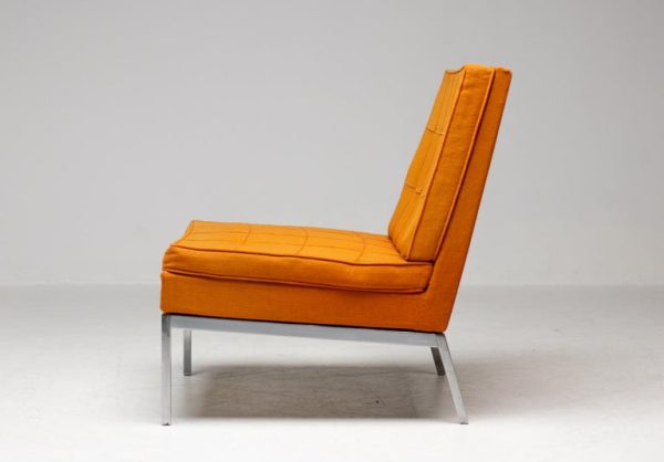 Rare Florence Knoll Model 65 Slipper Lounge Chair, 1956 - Image 4