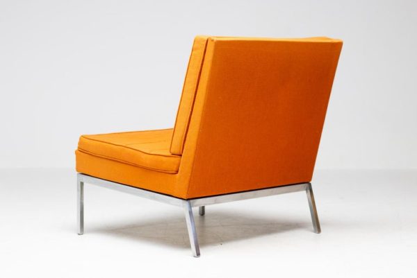 Rare Florence Knoll Model 65 Slipper Lounge Chair, 1956 - Image 6