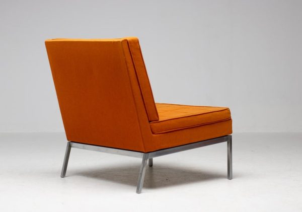 Rare Florence Knoll Model 65 Slipper Lounge Chair, 1956 - Image 9