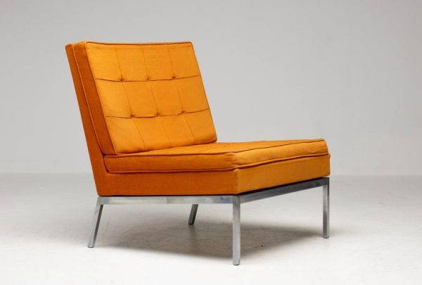 Rare Florence Knoll Model 65 Slipper Lounge Chair, 1956 - Image 12