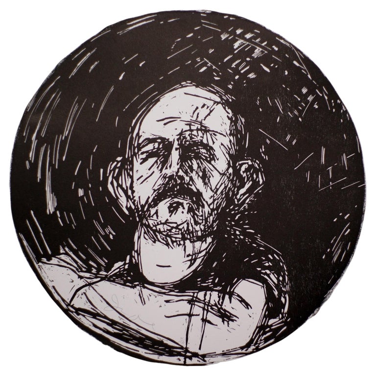 Jim Dine — Untitled, from Self-Portrait in a Convex Mirror
