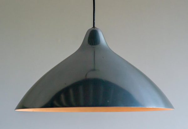 Polished Aluminum Pendant by Lisa Johansson-Pape - Image 2