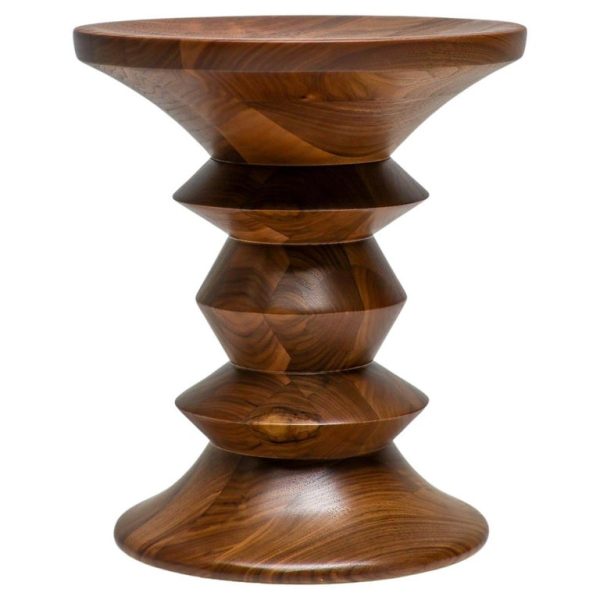 Time Life Walnut Stool by Charles and Ray Eames for Herman Miller