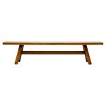 Giovanni Michelucci “Torbecchia” Solid Walnut Bench, 1960s