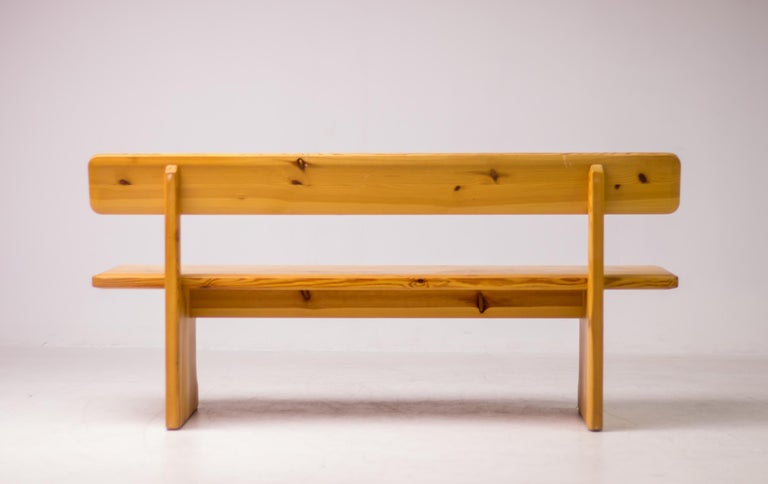 Carl Malmsten Pine Bench – Nordic Craftsmanship, Sweden, 1960 - Image 5