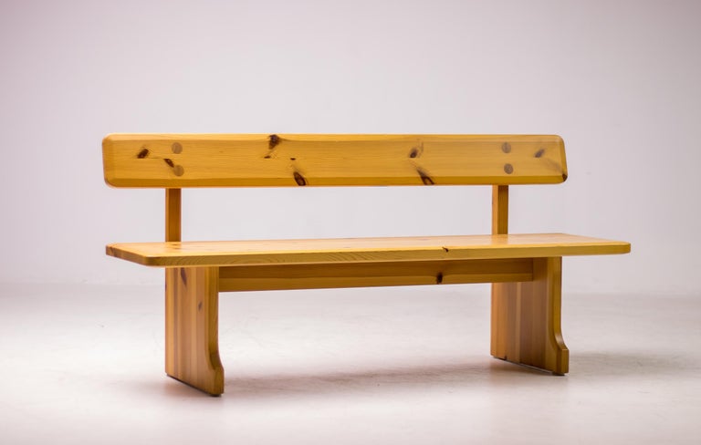 Carl Malmsten Pine Bench – Nordic Craftsmanship, Sweden, 1960 - Image 8