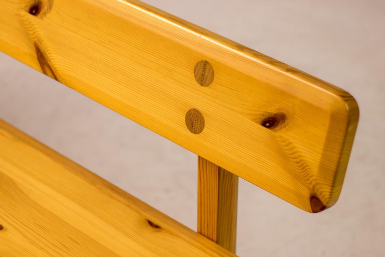 Carl Malmsten Pine Bench – Nordic Craftsmanship, Sweden, 1960 - Image 11