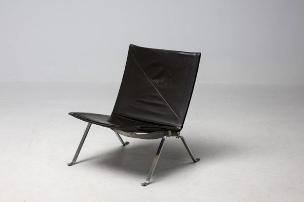 Dark Brown Leather PK22 Chair by Poul Kjærholm, Denmark - Image 16