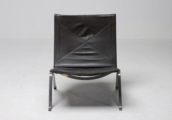 Dark Brown Leather PK22 Chair by Poul Kjærholm, Denmark - Image 4