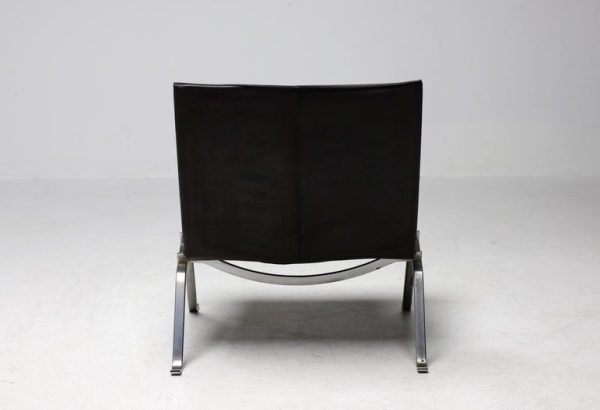 Dark Brown Leather PK22 Chair by Poul Kjærholm, Denmark - Image 12