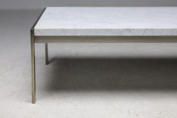 Rare PK63 Flint Rolled Marble Coffee Table by Poul Kjærholm - Image 12
