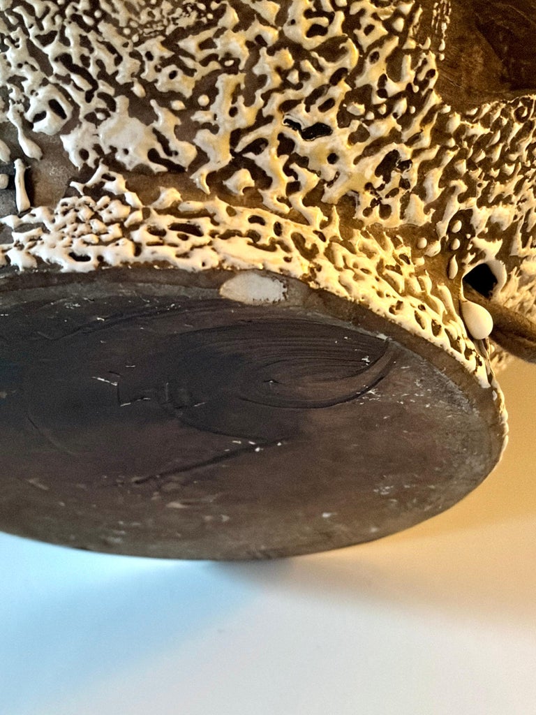 Art Deco Table Lamp Attributed to Jean Besnard, Ceramic, France, 1935 - Image 9