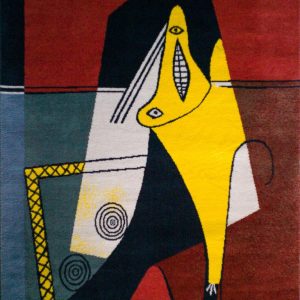 Large Wool “La Figura” Carpet After Pablo Picasso, Limited Edition, 1994