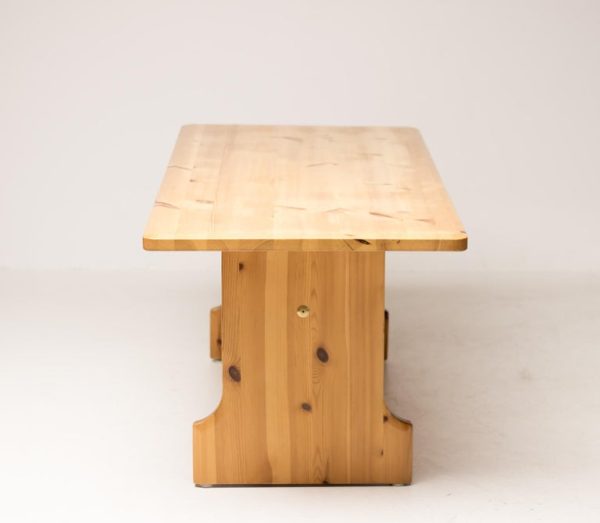 Roland Wilhelmsson Oregon Pine Scandinavian mid century dining Table - Image 5