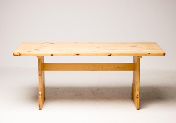 Roland Wilhelmsson Oregon Pine Scandinavian mid century dining Table - Image 3