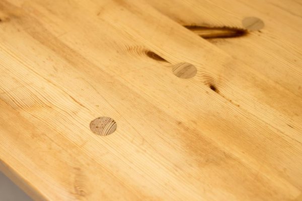 Roland Wilhelmsson Oregon Pine Scandinavian mid century dining Table - Image 8