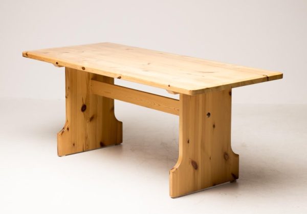 Roland Wilhelmsson Oregon Pine Scandinavian mid century dining Table - Image 9