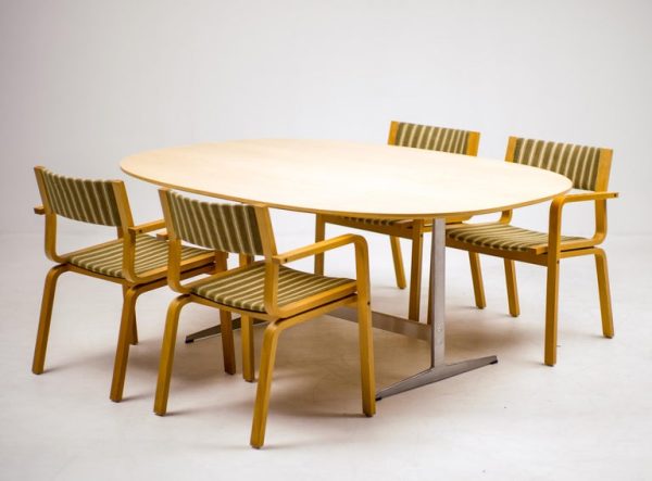 Rare Saint Catherine College Chairs by Arne Jacobsen for Fritz Hansen - Image 11