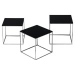 Poul Kjærholm PK71 Nesting Tables for E. Kold Christensen, Early 1960 Production