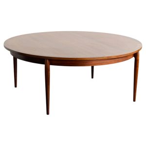 Sculptural Rosewood Coffee Table by Sven Ellekaer for Heltborg Mobler