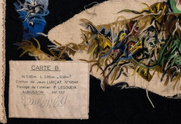 Matching Pair of Handwoven and Hand Signed Jean Lurcat Aubusson Tapestries, 1950 - Image 10