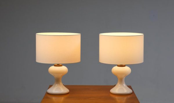 White ML1 Table Lamps by Ingo Maurer for M-Design - Image 5