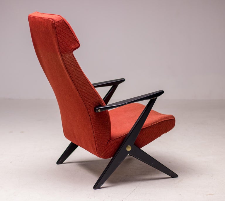 Bengt Ruda Triva Lounge Chair, Black Lacquered Beech, 1950 - Image 2