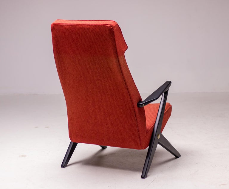 Bengt Ruda Triva Lounge Chair, Black Lacquered Beech, 1950 - Image 7
