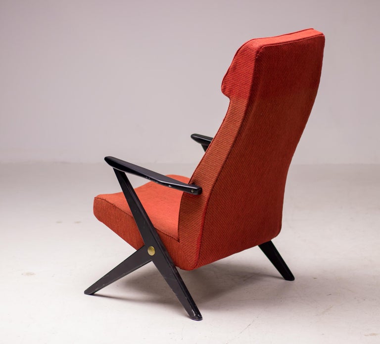Bengt Ruda Triva Lounge Chair, Black Lacquered Beech, 1950 - Image 10