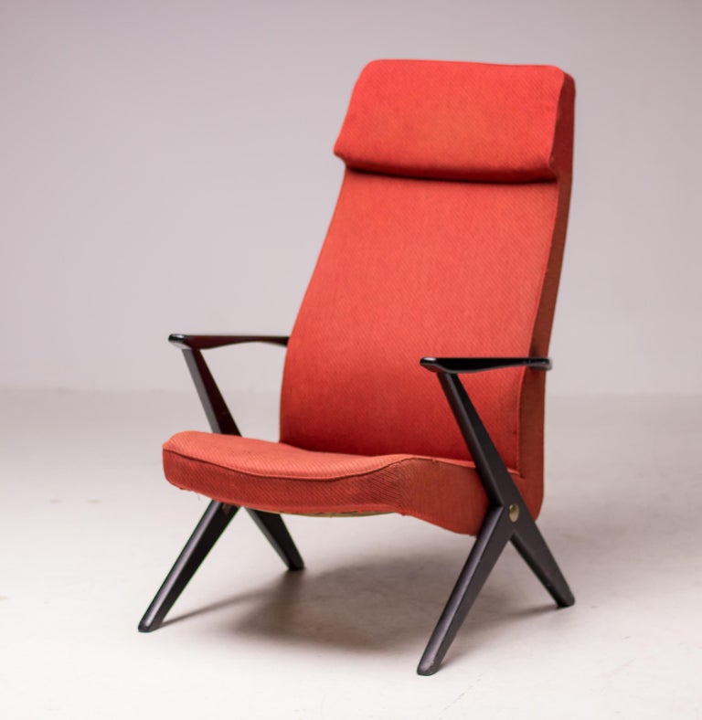 Bengt Ruda Triva Lounge Chair, Black Lacquered Beech, 1950 - Image 5