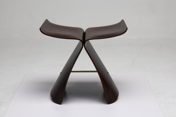 Rosewood Butterfly Stool by Sori Yanagi - Image 3