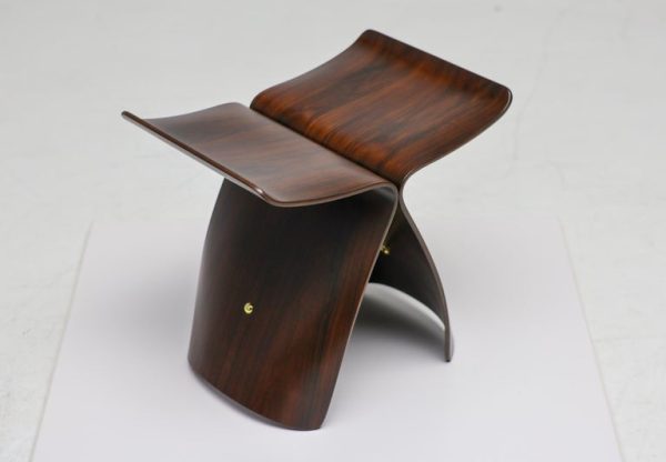 Rosewood Butterfly Stool by Sori Yanagi - Image 8