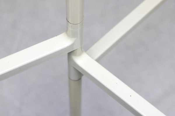 White Mid Century Modern Towel or Coat Rack by Makio Hasuike - Image 3