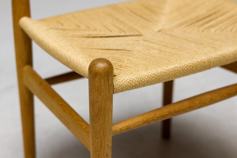 Hans J. Wegner PP75 Dining Table in Oak with Eleven Oak CH36 Dining Chairs - Image 18