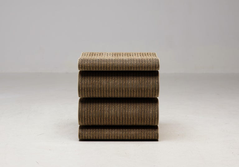 Frank Gehry Wiggle Stool, – Corrugated Cardboard & Hardboard - Image 10