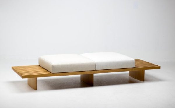 Charlotte Perriand "Tokyo" Bench with Cushions by Cassina - Image 6