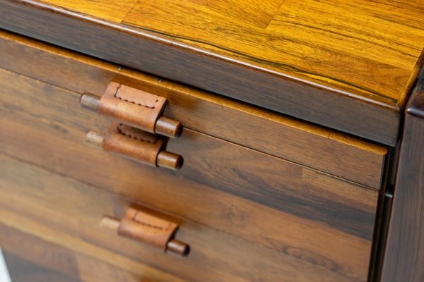 Large Jacaranda Executive Desk by Jorge Zalszupin by L'Atelier San Paulo, 1960 - Image 3