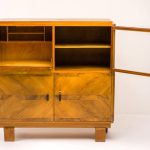 Burl Walnut Art Deco Cabinet - Image 3