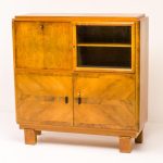 Burl Walnut Art Deco Cabinet - Image 5